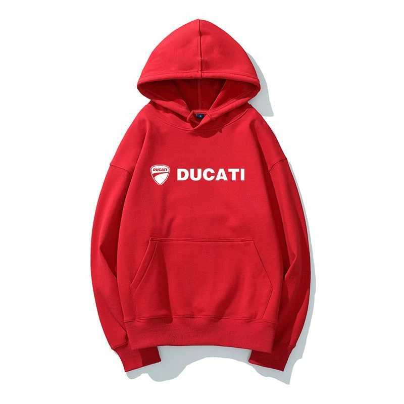 DUCATI Motorcycle Hooded Sweatshirt Motorcycle Peripheral Club Clothes Mens and Womens Outerwear Cycling Clothes Trendy W251211