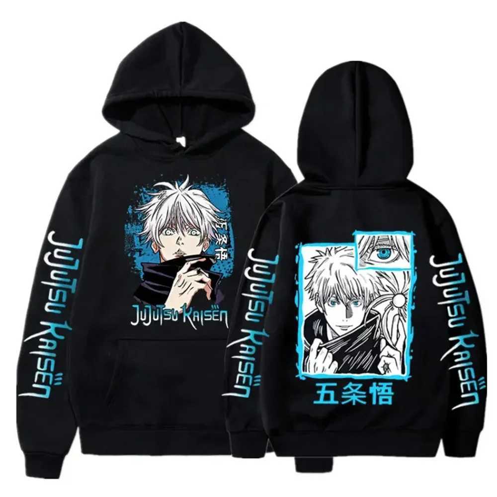 3D Anime Clothes Satoru Gojo Print Hooded Men Women Hoodies Prevalent Streetwear Harajuku Manga Unisex Sweatshirt Mens clothing W251211