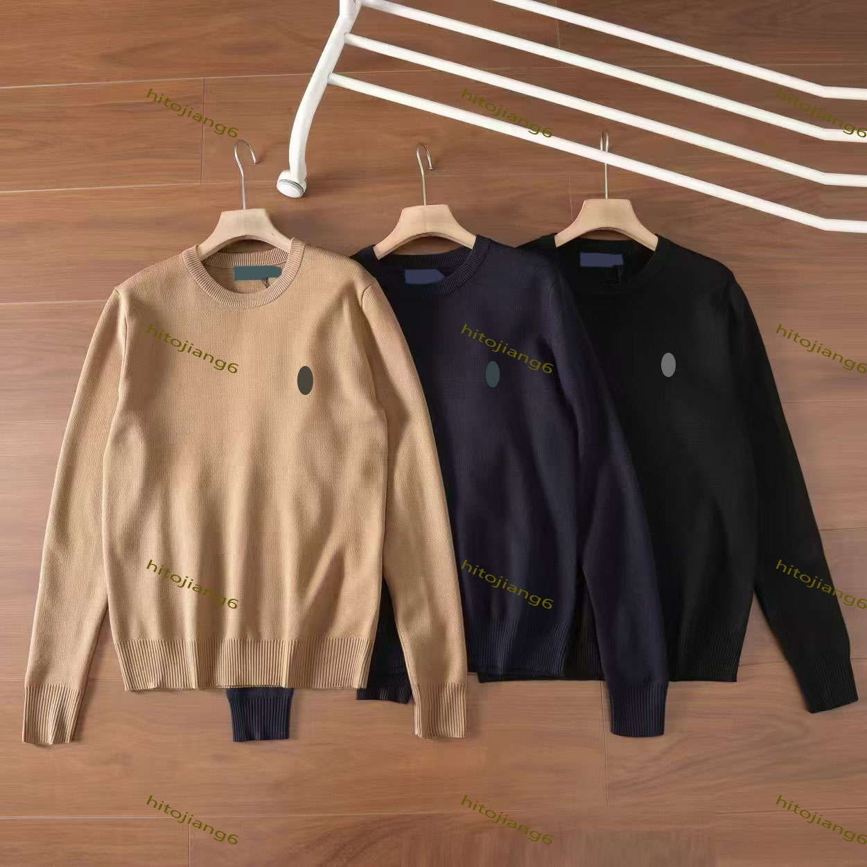 Designer Men's Pullover Half Zip Sweatshirt mens and womens unisex High Quality Pure Cotton Hoodie High Quality Large Size Embroidered Round Sw