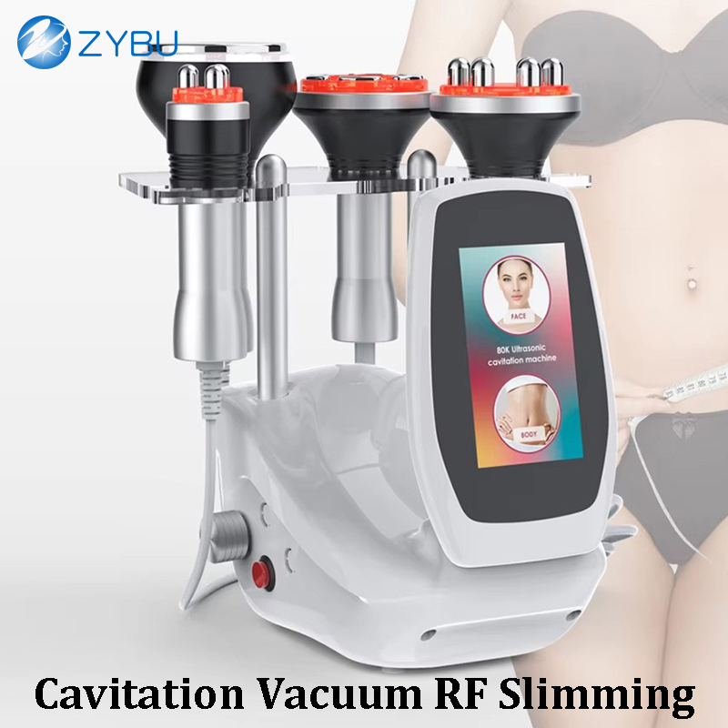 New Ultrasonic 80K Cavitation Body Slimming Machine RF Facial Massager Skin Tighten Face Lifting Body Shaping Sculpting Vacuum Lipo Suction Fat Loss
