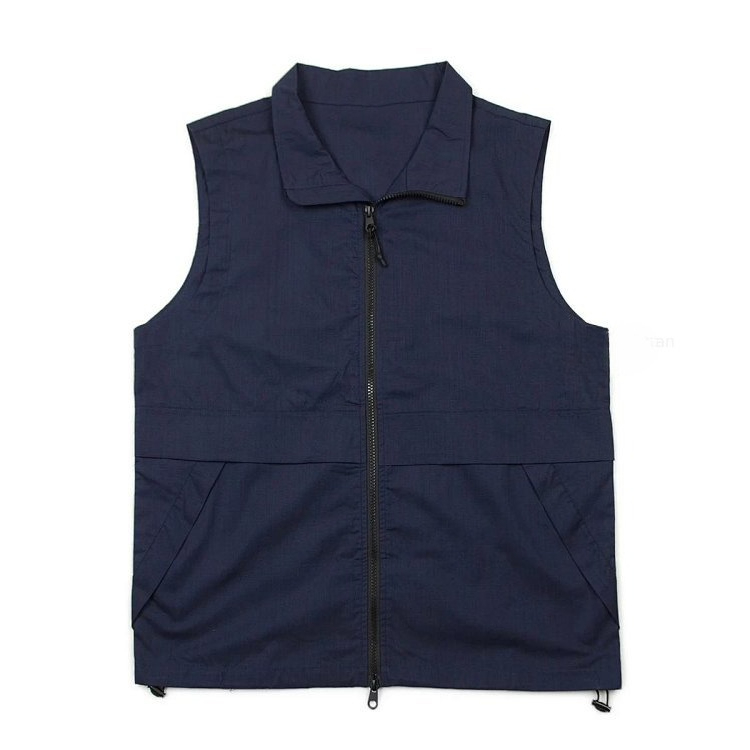 Luxury Designer Mens Vests Cotton and Linen Sleeveless Vest Casual Zipper Cardigan L1289