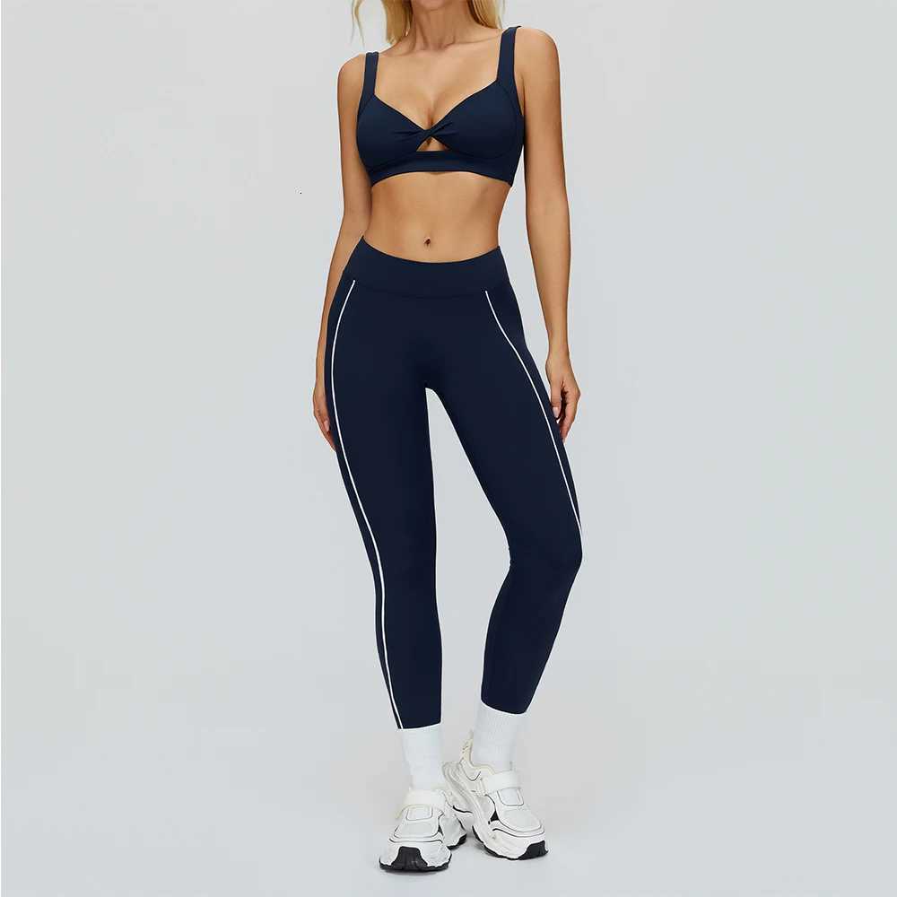 Yoga Set 2 Pieces Women Tracksuit Workout Outfits Fitness Sportswear Gym Clothes High Waist Leggings Sports Bra Athletic WearT251212-image-1088145763