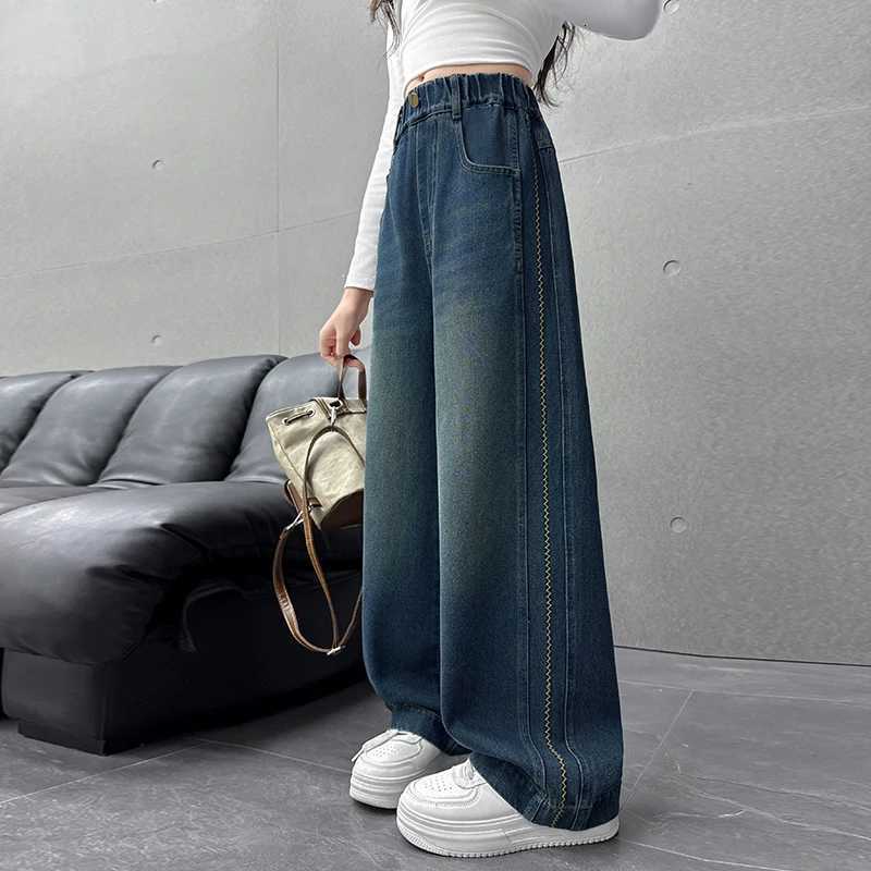 Jeans minimalistes pour enfants, printemps et automne, doux pour la peau, nouveau style coréen, personnalisé, beau, 2025, T251212