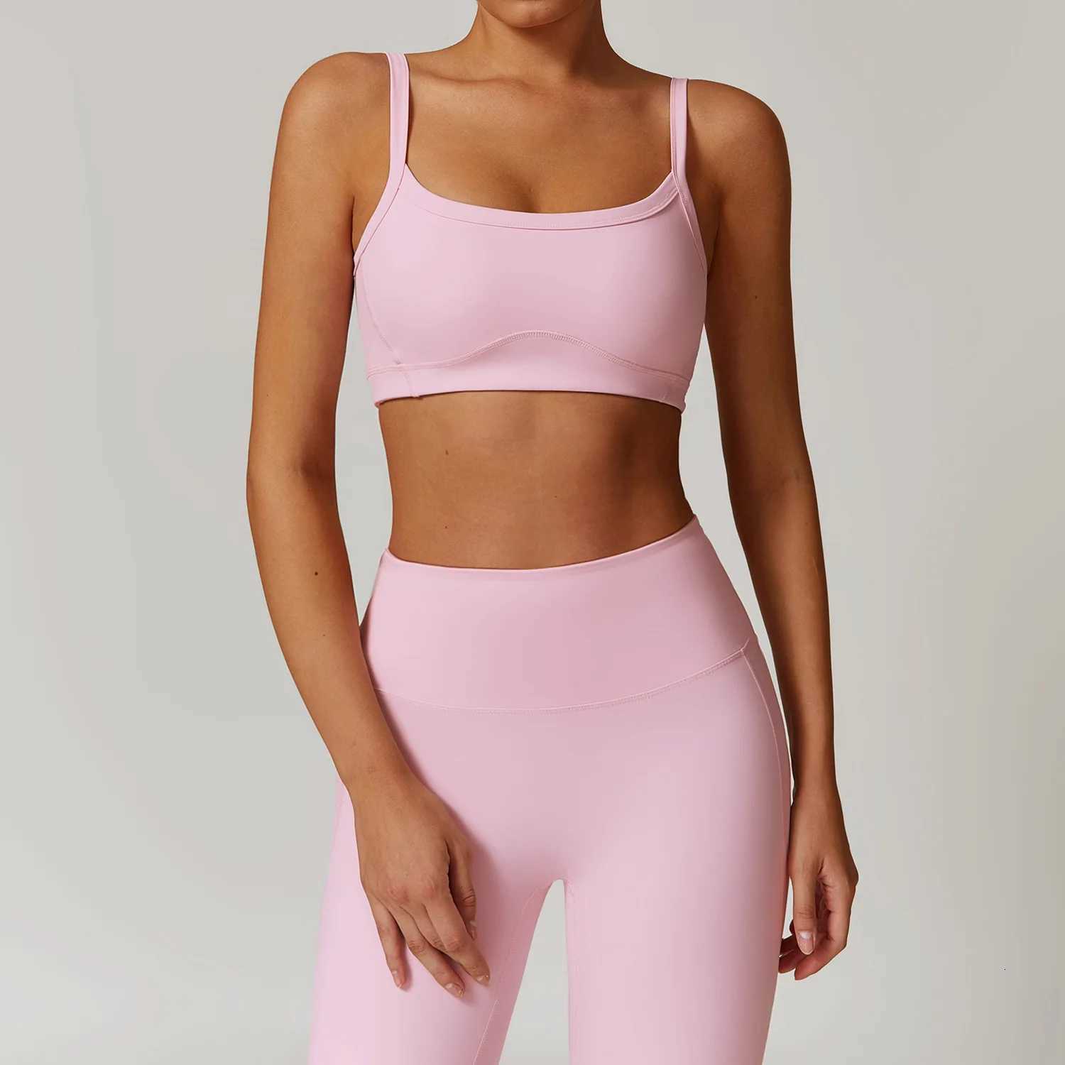 Women Compression Elastic Halter Neck Tummy Control Fitness Tank Tops New Fall Sexy Running Sports Bra Outdoor Climbing BraT251212-image-1088149325