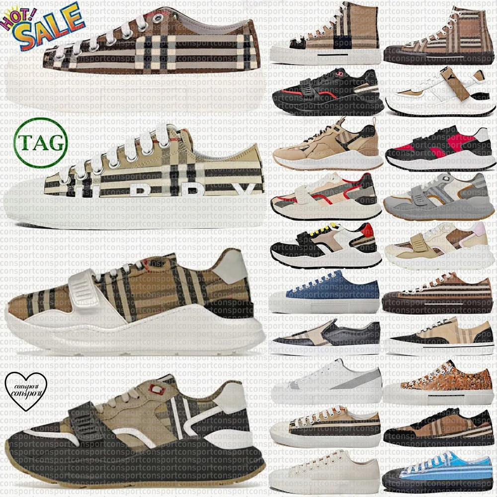Designers sneaker Vintage Ramsey Check shoes trainers Regis Cotton Suede Leather sneaker women mens Archive Beige Birch Brown Soft Blue Chalkf 36-45