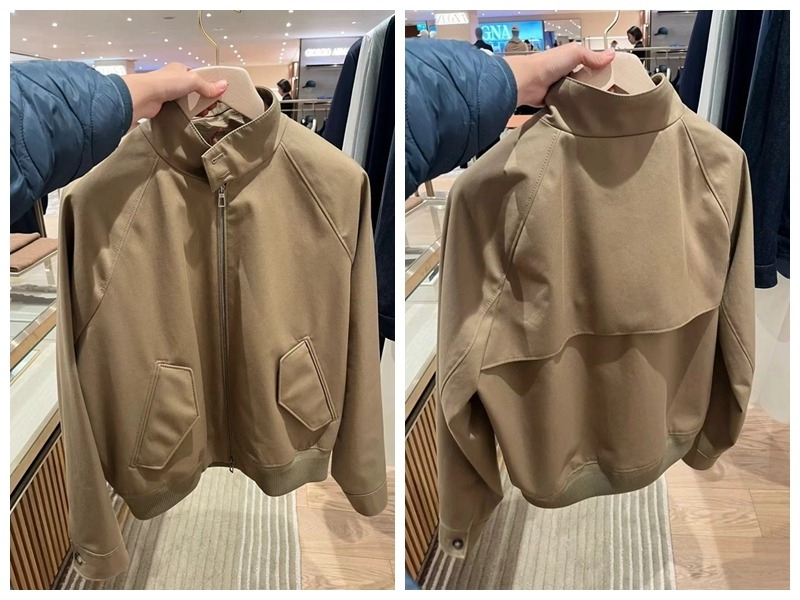 Luxury Designer Mens Jacket Comfortable Cotton Stand-up Collar Zipper Solid Color Business Casual Coat L1289