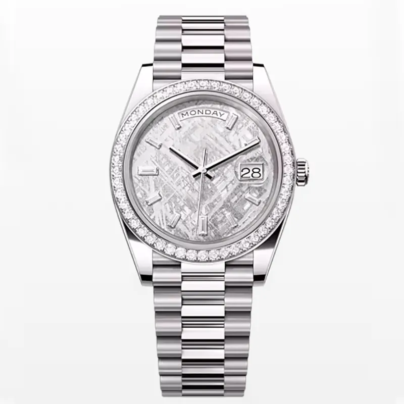 Business Casual Diamond Men's Watch Automatic Mechanical Movement AAA41mm Stainless Steel Presidential Classic Watch Casual Designer Luxury Wat