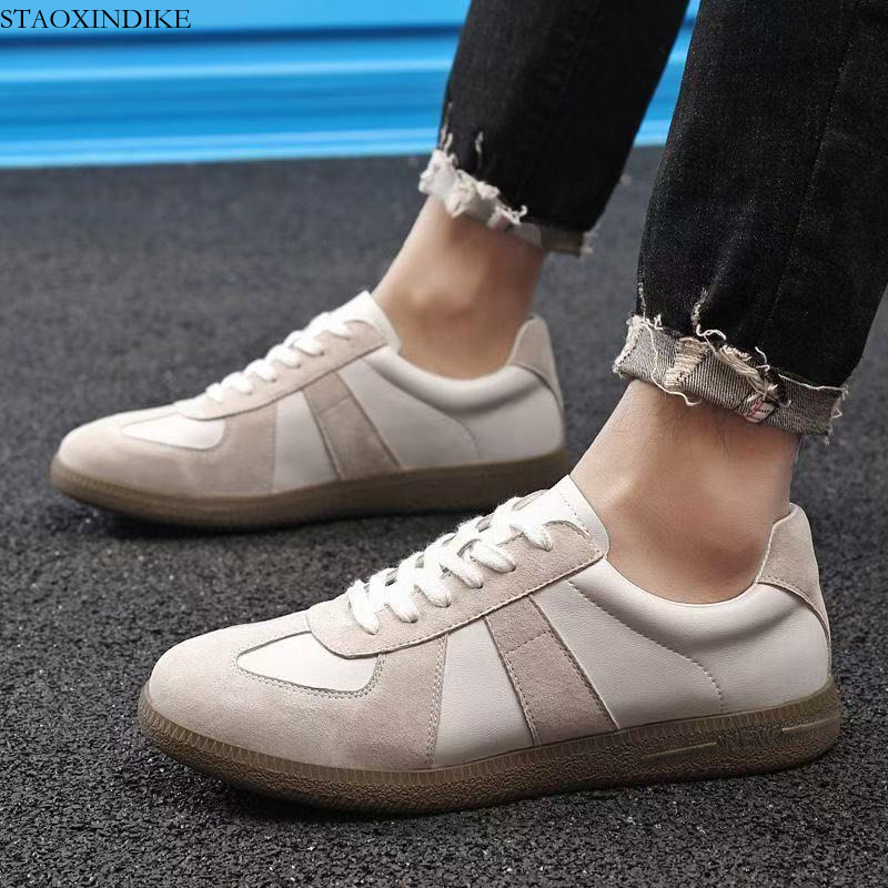 STAOXINDIKE Spring and Autumn Sports Shoes Casual Comfortable Sneakers Men's Retro German Training White Shoes Forrest Gump Men's Shoes Wh