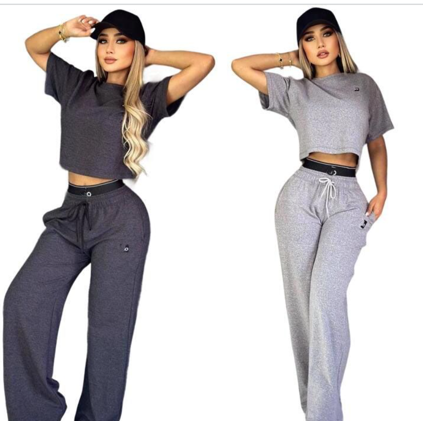 hot Contrast-color Women Tracksuits Sporty Fitness Fashion Two Piece Pants Sets for womens Jacket + Pants Jogging yogaStyle Outfits