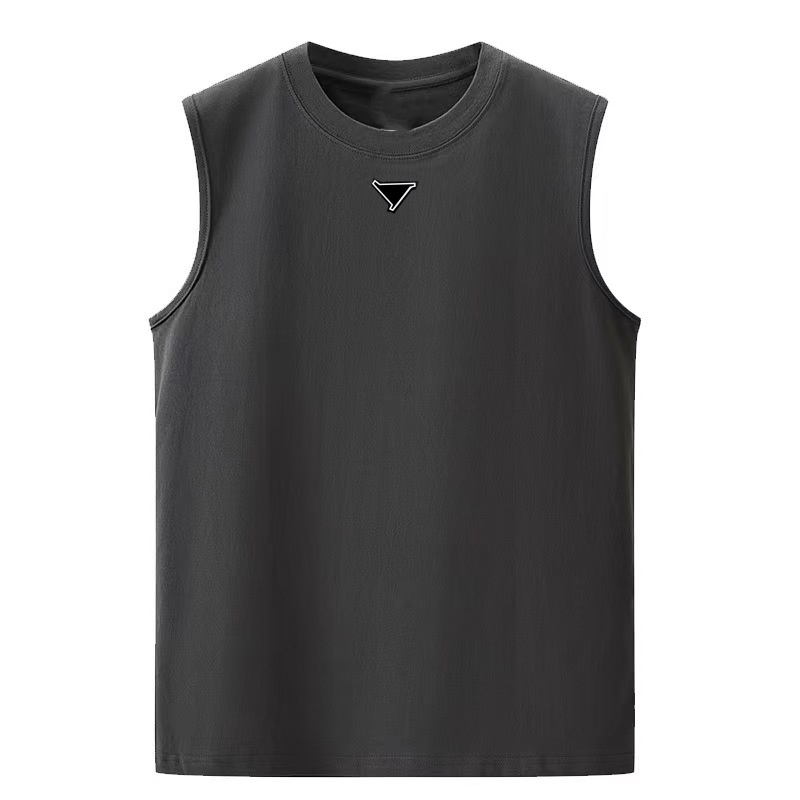 Designer vest men's T-shirt women's T-shirt summer men's and women's round neck pullover sleeveless classic fashion vest breatha