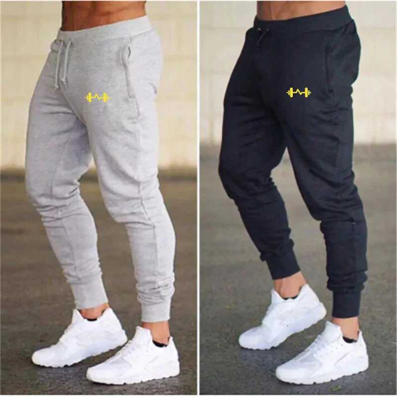 Barbell Printed Spring Autumn Mens Trousers Fashion Drawstring Casual Pants Loose Fit Concise Sweatpants Jogging Sports Pants X251213