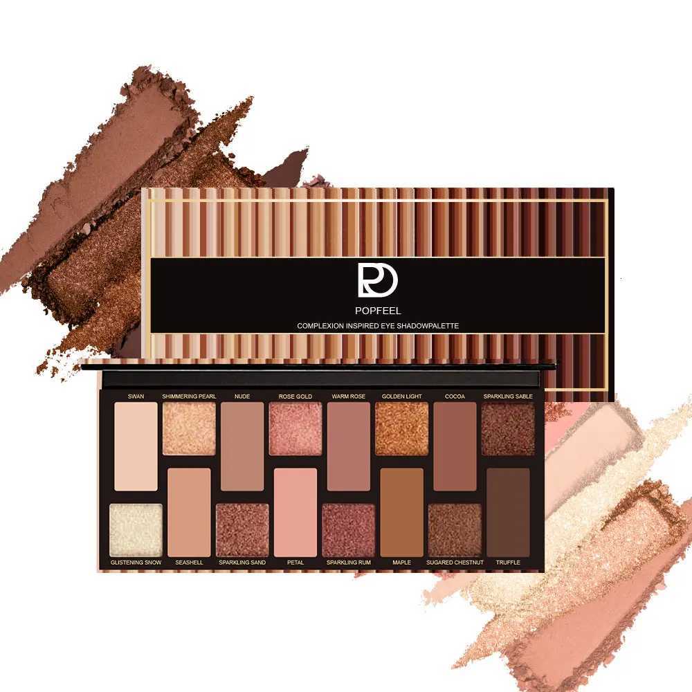 16 Color Eyeshadow Palette Glitter for Eyes Shimmer Matte Eye Shadow Korean Makeup For Women Cosmetics Eye Shine Waterproof M251213-image-1088282714