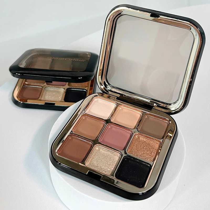 9 Color Eyeshadow Palette Delicate Powder Matte Fine Glitter lescent Mashed Potatoes Cheap Earth Color Eyeshadow Silky M251213-image-1088281006