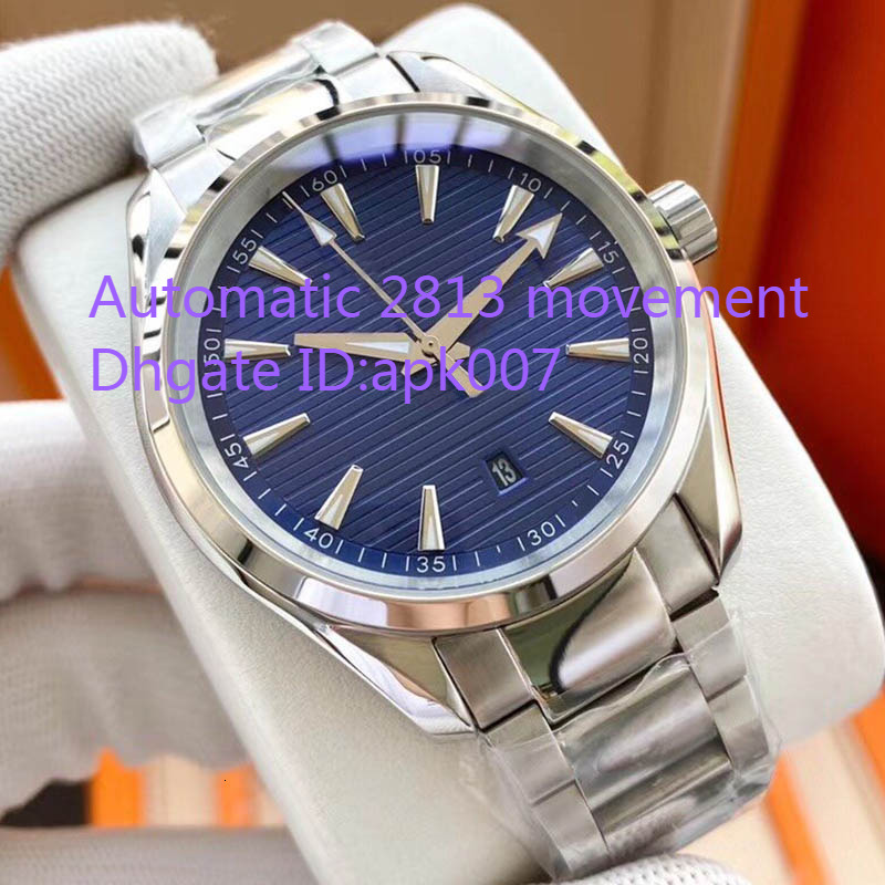 luxury man watches automatic 2813 movement high quality reloj hombre 150m aquaterra watch montre de luxe orologio di lusso PRX relojes 904l vintage