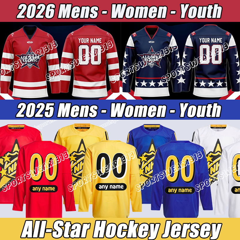 2026 All-Star Hockey Jersey Game Jersey Crosby Kucherov Matthews Hughes DeBrincat Aho konecny Barzal Bobrovsky Hockey Jerseys-image-900434832
