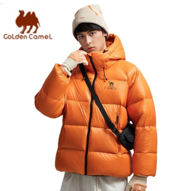 GOLDEN CAMEL Black Diamond 5PRO Down Jackets Women Men Thickened Windproof Coats Water-Repellent Fleece Hooded Puffer Jacket 251212