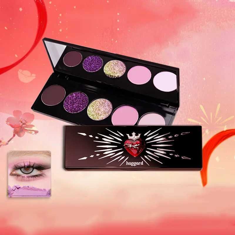 Smoky Eyeshadow Palette 5 Color Chameleon Eye Shadow Contour Palette Long-Lasting Pigmented Professional Makeup Pressed Glitter M251213-image-1088281188