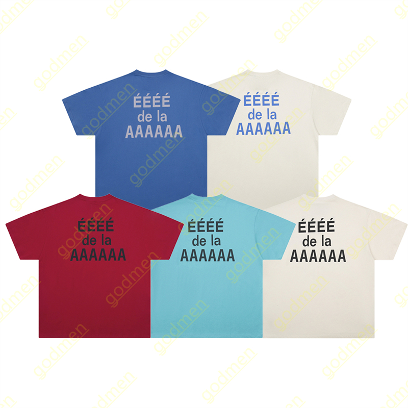 Designer T-shirt Mens T-shirt Classic Letter Printed T-shirt Basic Slogan Round Neck Short Sleeve T-shirt Womens Pure Cotton High Street Tee