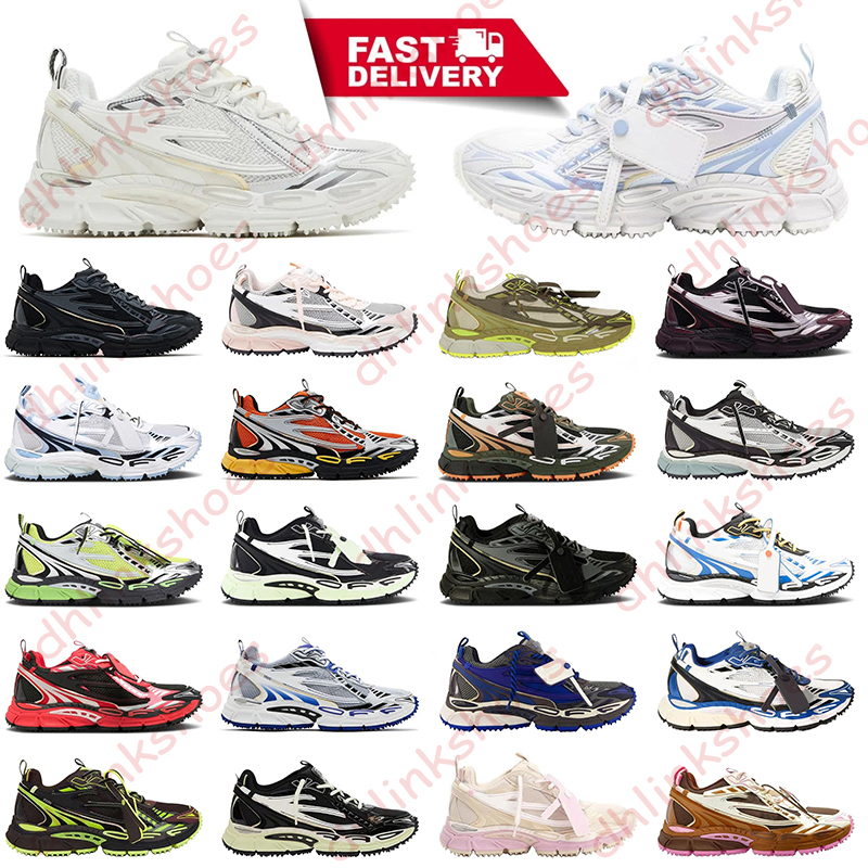 2025 women men top quality Off White Be Right Back casual shoes designer shoes classic fashion flat black sliver green orange pink blue sneakers out