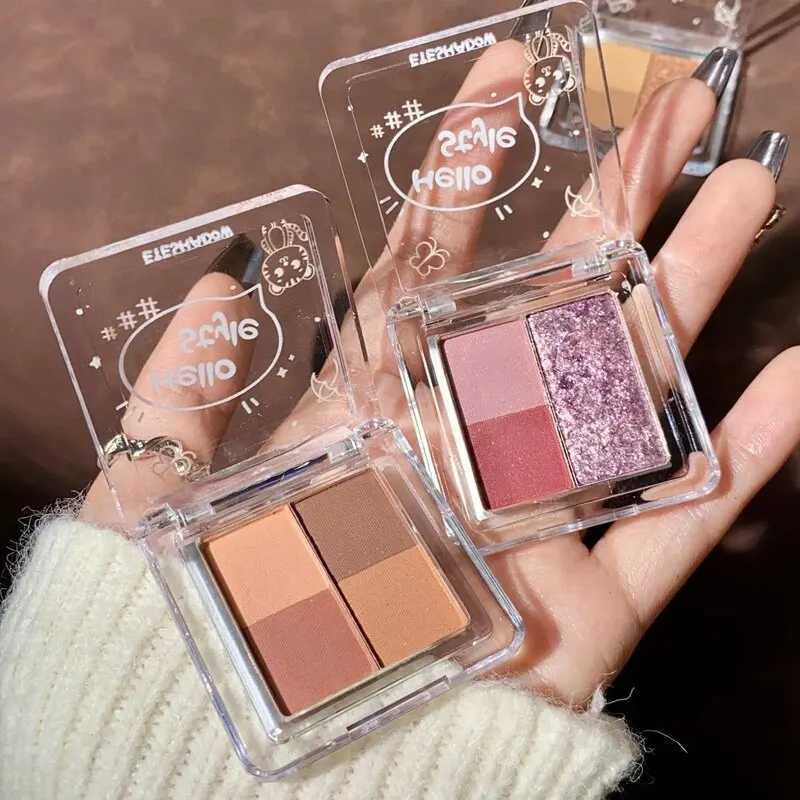 HERORANGE Color Eyeshadow Tray Natural Glitter Matte Makeup l Shimmer Is Waterproof And Sweat Resistant M251213-image-1088287073