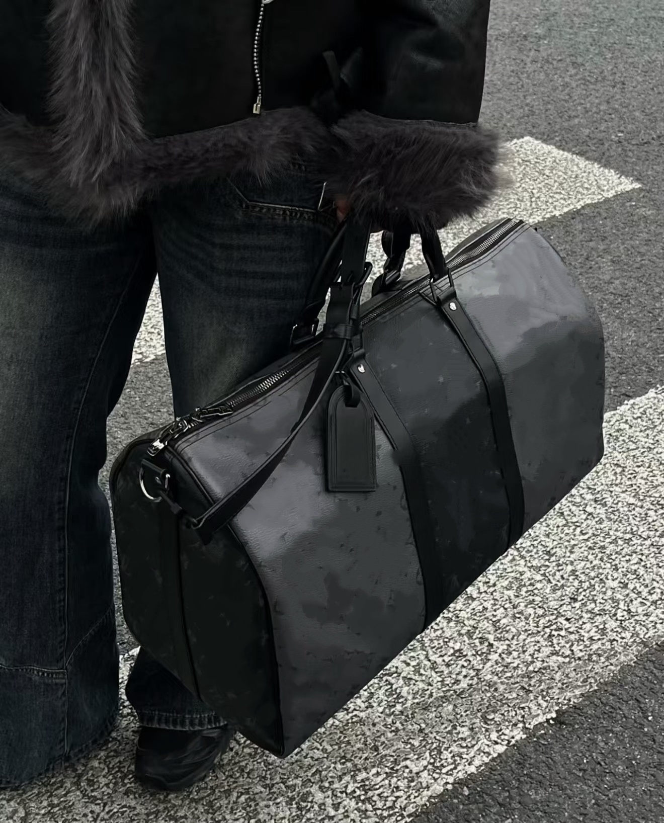 Duffel Bags Keep All Designer Canvas Large Capacity Women Men Designer's backpack Outdoor Luggage Tote Luxury Zipper Closure Shoulder Bag Handb