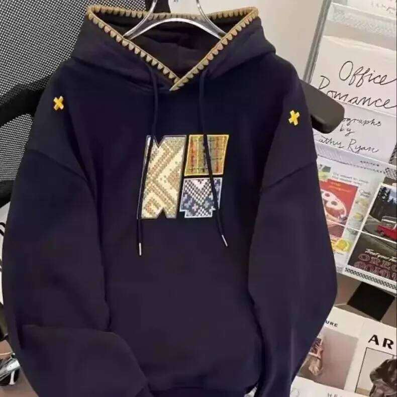 Designer Clothes High Quality Embroidery Vintage Boho Pattern Oversized Sweatshirt Hoodies Men Women Hip Hop Streetwear Long Sleeve Tops Autumn Hot