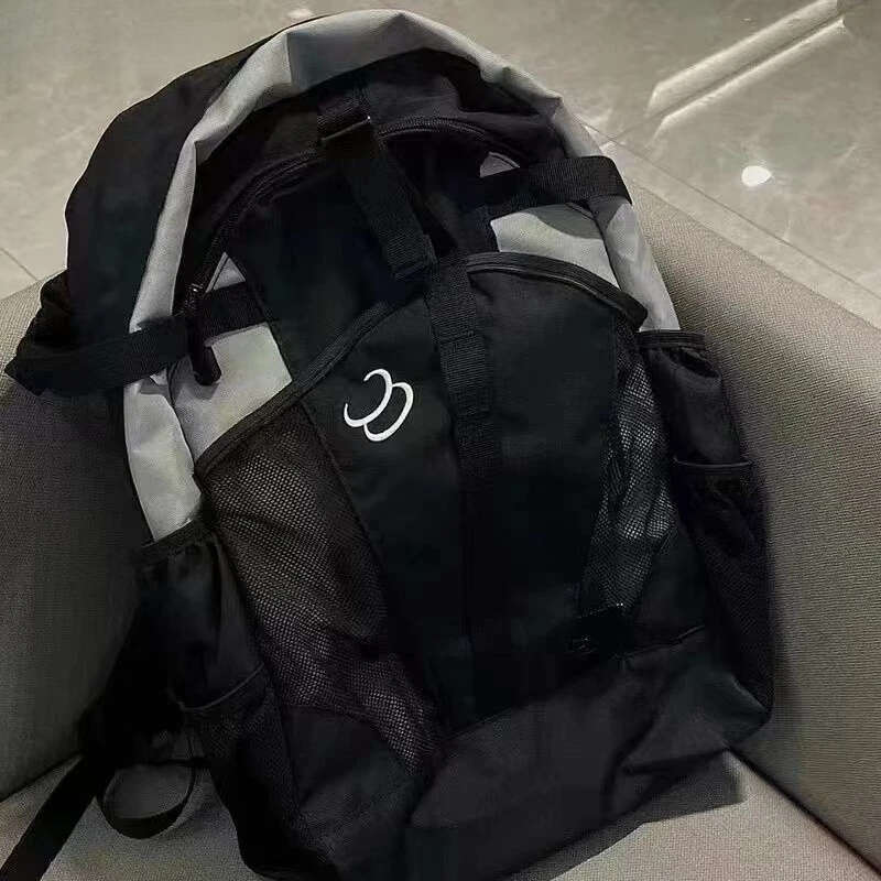 Patchwork Casual Simple Contrast Color Backpacks Vintage All Match Men Cargo Schoolbags High Capacity Women Grunge Y K Rucksacks High Quality Luxury