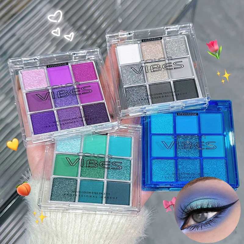 9-Grid Multi-color Eyeshadow Palette Glitter lescent Matte Eye Shadow Shimmer Long Lasting Women Eye Makeup palette Cosmetic M251213-image-1088281964