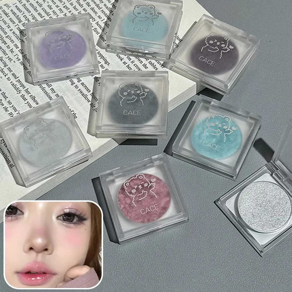 CACE Cute Bear Eyeshadow Highlighter Multi-Purpose Powder lescent Flash Long-Lasting Single-Color Multi-Purpose Powder M251213-image-1088283617
