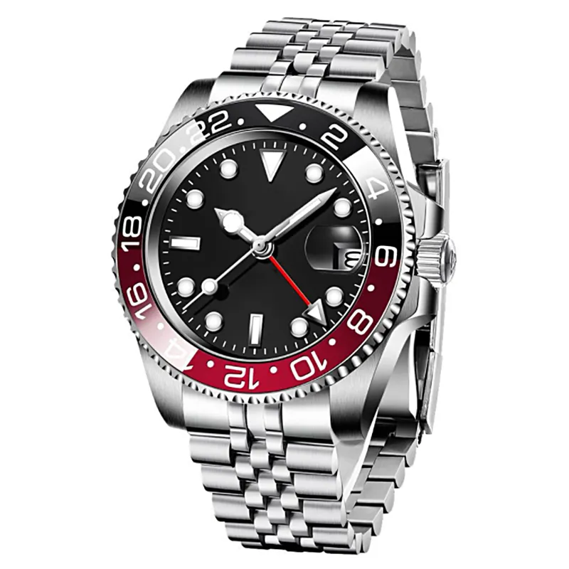 Men's high-quality automatic mechanical watch 904L stainless steel sports watch with luminous hands, master-level luxury watch 007