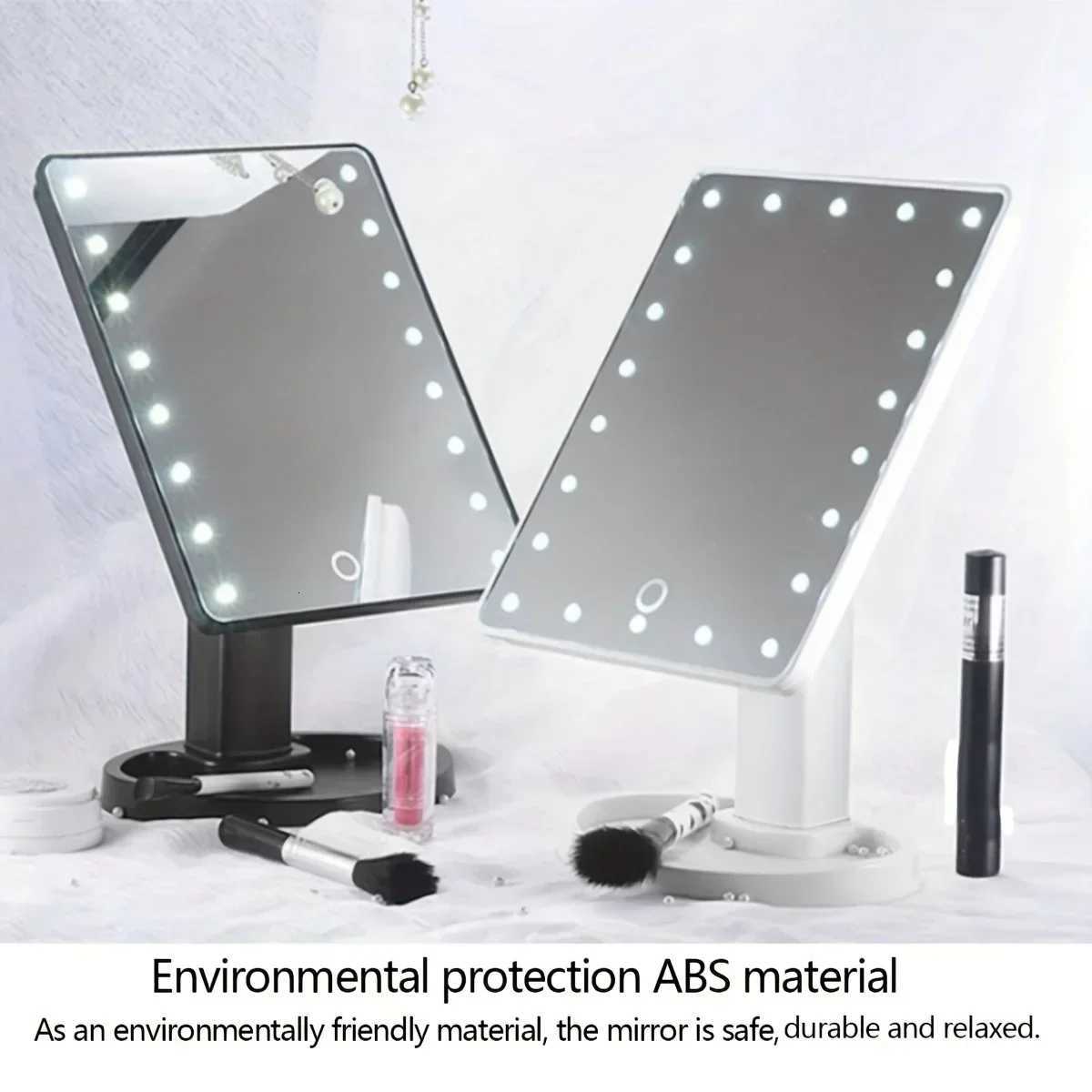 1PC Adjustable LED lighting cosmetic mirror with touch control desktop installation and battery power supplyT251213-image-1088316004