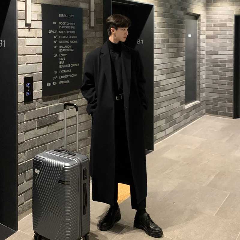 Mauroicardi Autumn Winter Long Casual Brown Black Soft Thick Warm Woolen Coat Men Sashes Luxury Designer Plus Size Overcoat 5XLT251213