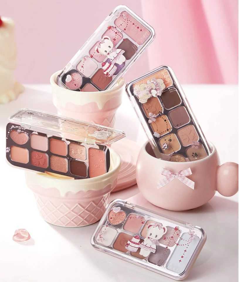 JILL LEEN 9 Colors Eyeshadow All In One Palette 8g Matte Satin Shimmer Face Makeup Cosmetics M251213-image-1088280598