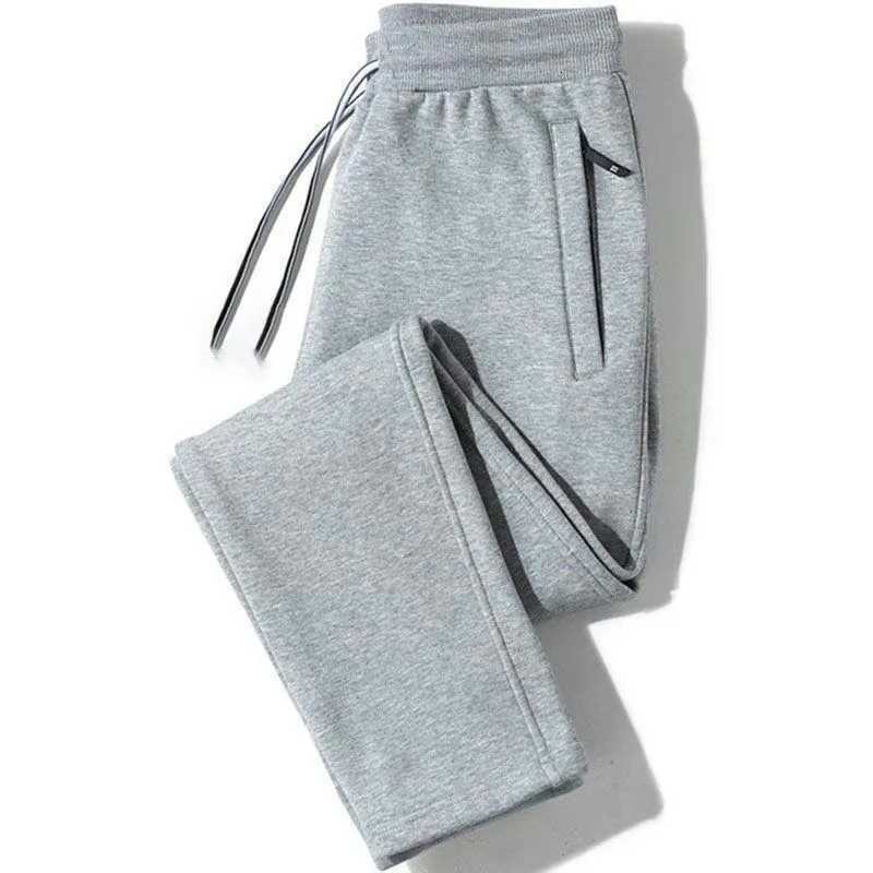 Spring and autumn new casual pants men solid color fashion sports pants loose sweatpants straight pants plus size long pants X251213