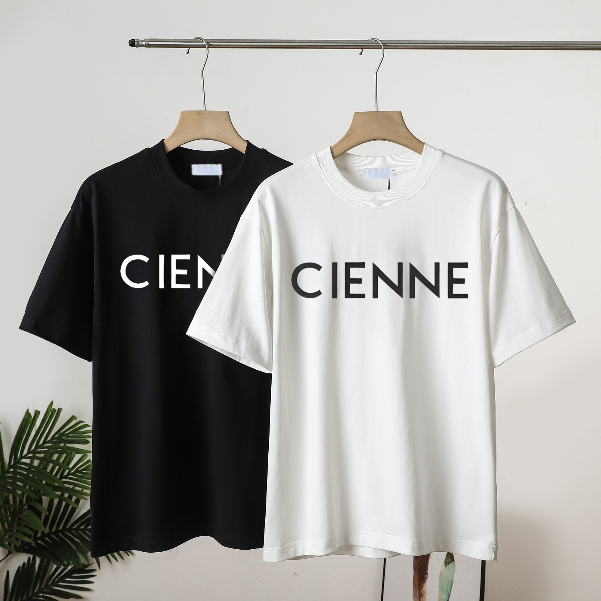 designer CIENNE t shirt clothing shirts letter graphic tee mens womens 100 cotton short sleeve spring summer mens womens tees 08