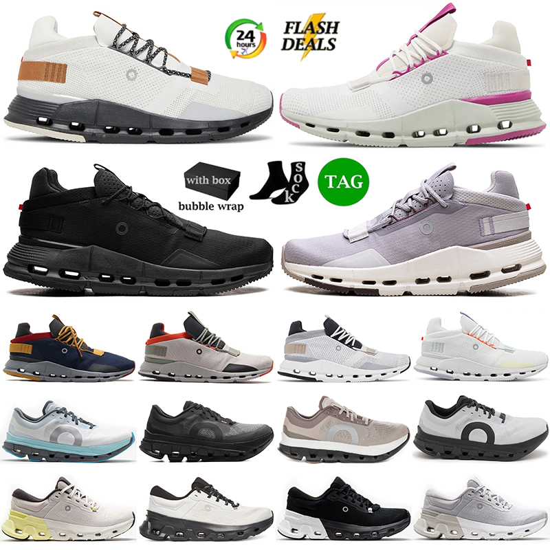 With Box Running Shoes Mens Womens Cloudds nova 2 Sneakers flyer 5 form 2 TT Breathable Trainers Black White Blue Platform chaussure Outdoor Designe