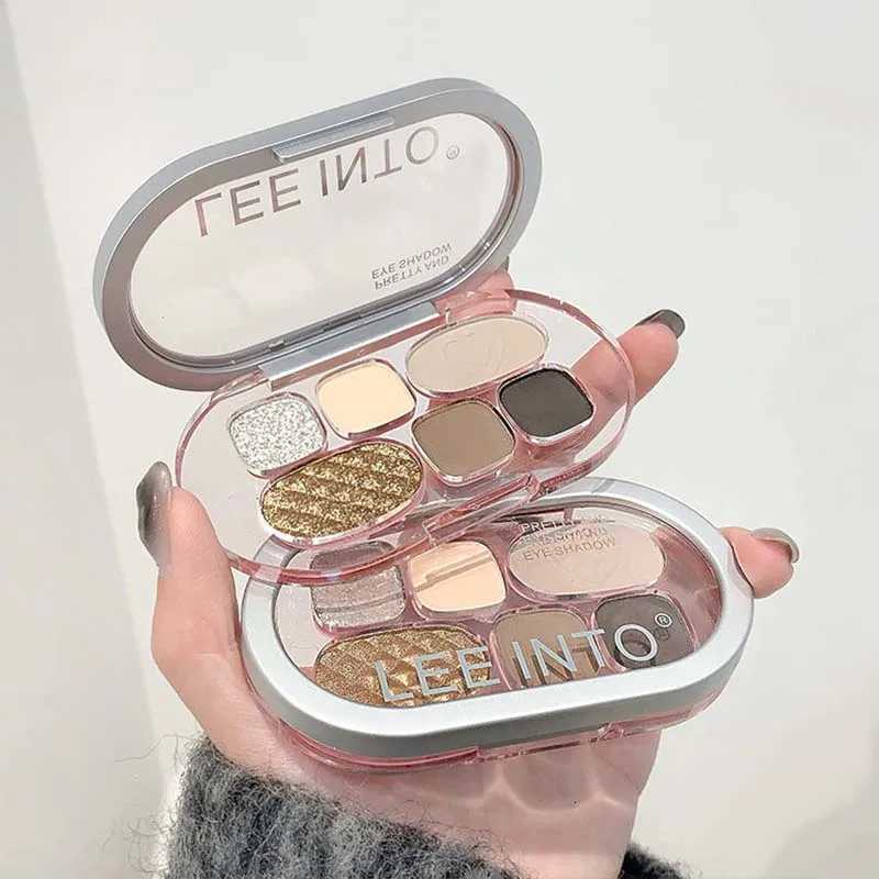 Matte Grayish Black Nose Shadow Contour Shadow Palette 6 Color Eyeshadow Makeup Palette Gold Glitter Powder Eyeshadow Makeup M251213-image-1088284736