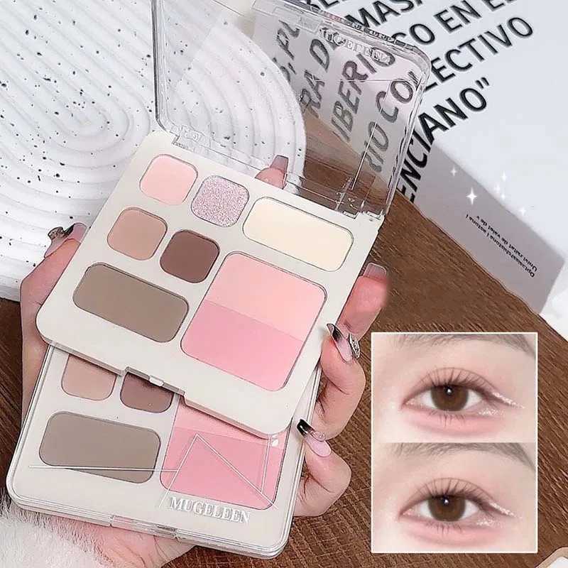 Cute Korea Makeup Pink Brown Lying Silkworm Eyeshadow Makeup Palette Earth Color Shadow Contour Deepening Brightening Eye Makeup M251213-image-1088284415