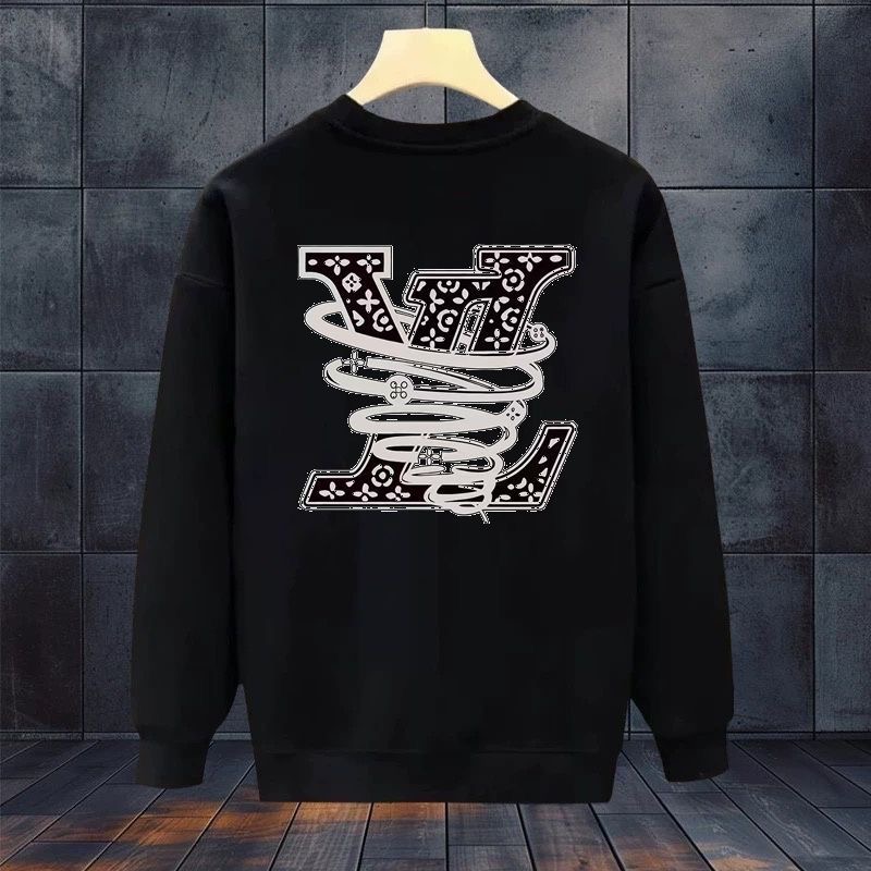 Automne et hiver nouvelle lettre presbyte Jacquard paresseux décontracté pull à col rond pour hommes et femmes avec le même pull M-5XL888