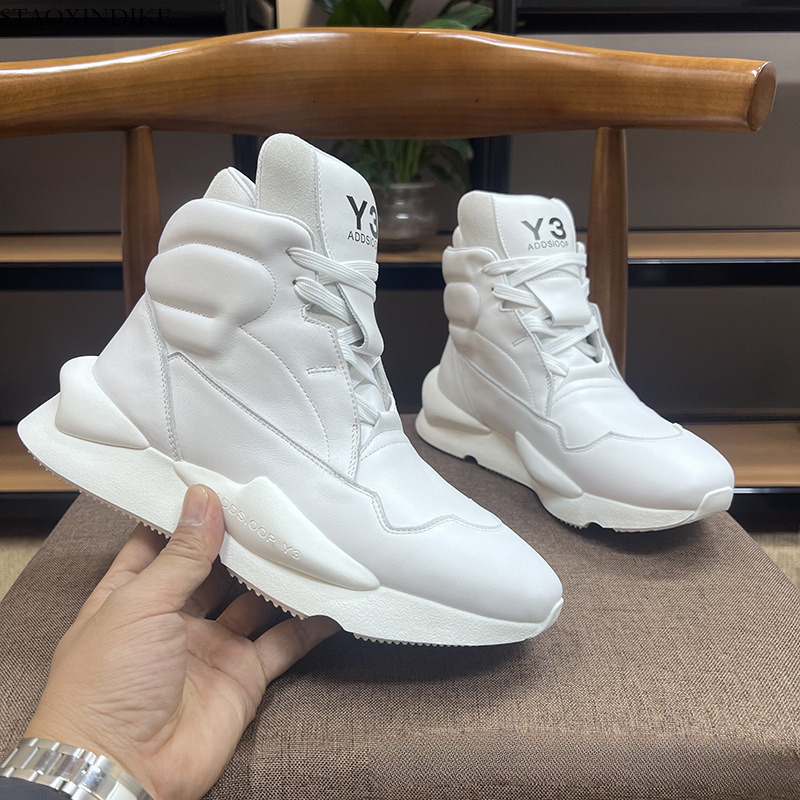 STAOXINDIKE Cross-Border Foreign Trade Addsioop Y3 High-Top Dad Shoes 2025 Autumn Winter New Thick-Soled Versatile Genuine Leather Martin Boots