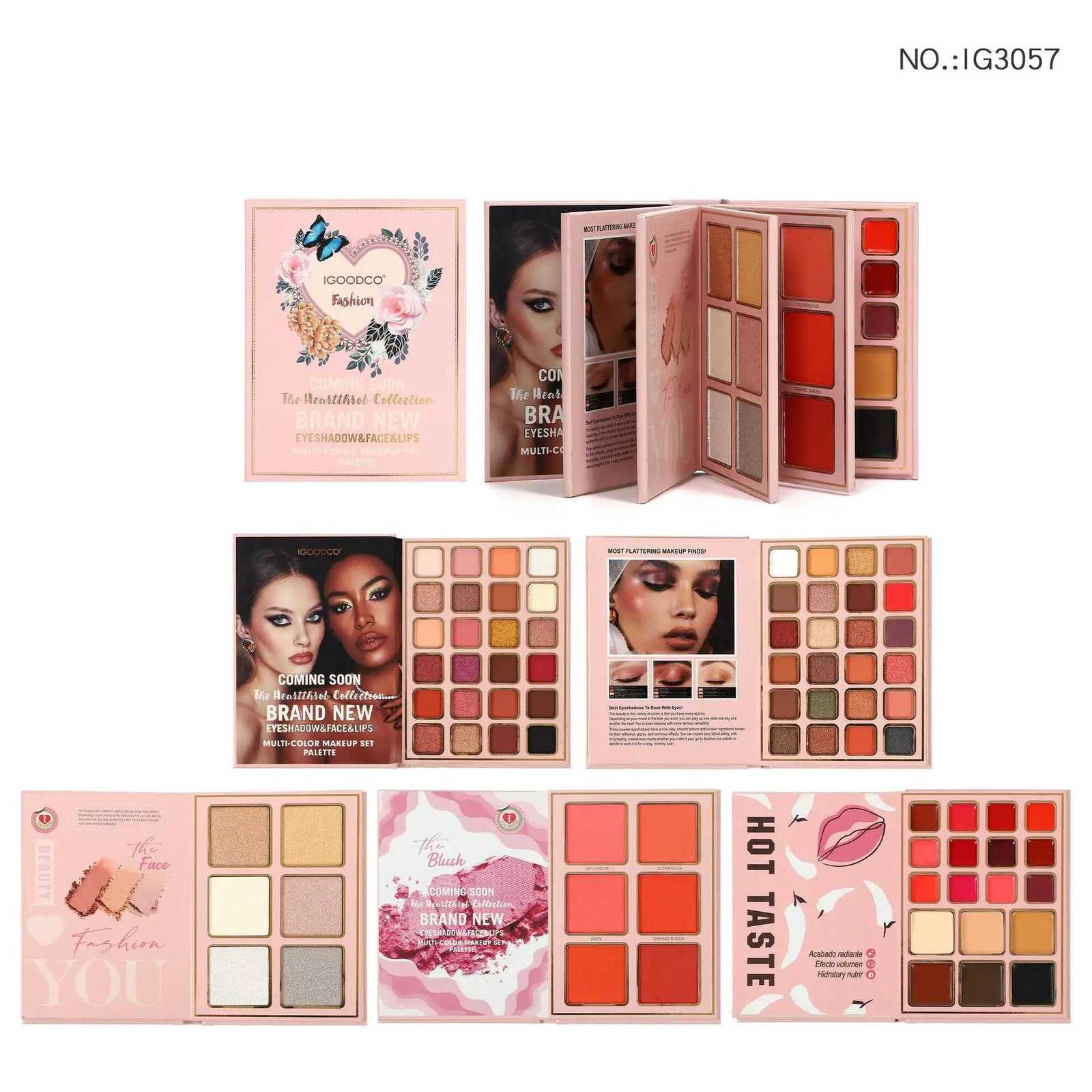 105 Colors Glitter Eyeshadow Palette Matte Waterproof Bookish Eyeshadow Palette Collection Blush All-in-One Multi-Color Makeup M251213-image-1088281704