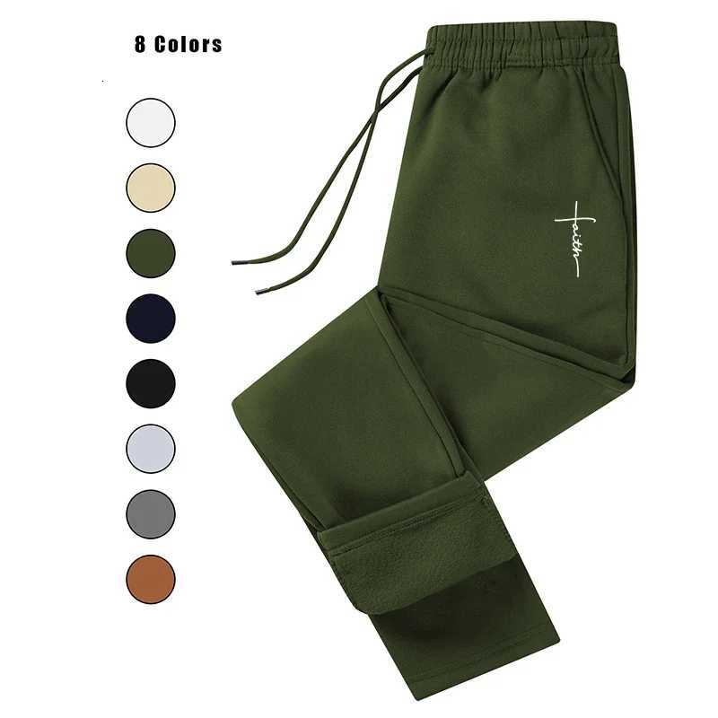 Printed Mens Spring Autumn Streetwear Solid Color Loose Fit Jogging Trousers Fitness Sweatpants Outfit X251213