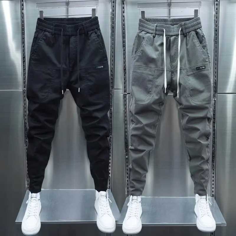2023 Spring Autumn Mens Trousers Janpan Fashion Streetwear Joggers Pants Men Casual Men Clothing Elastic Waist Sweatpants Men X251213