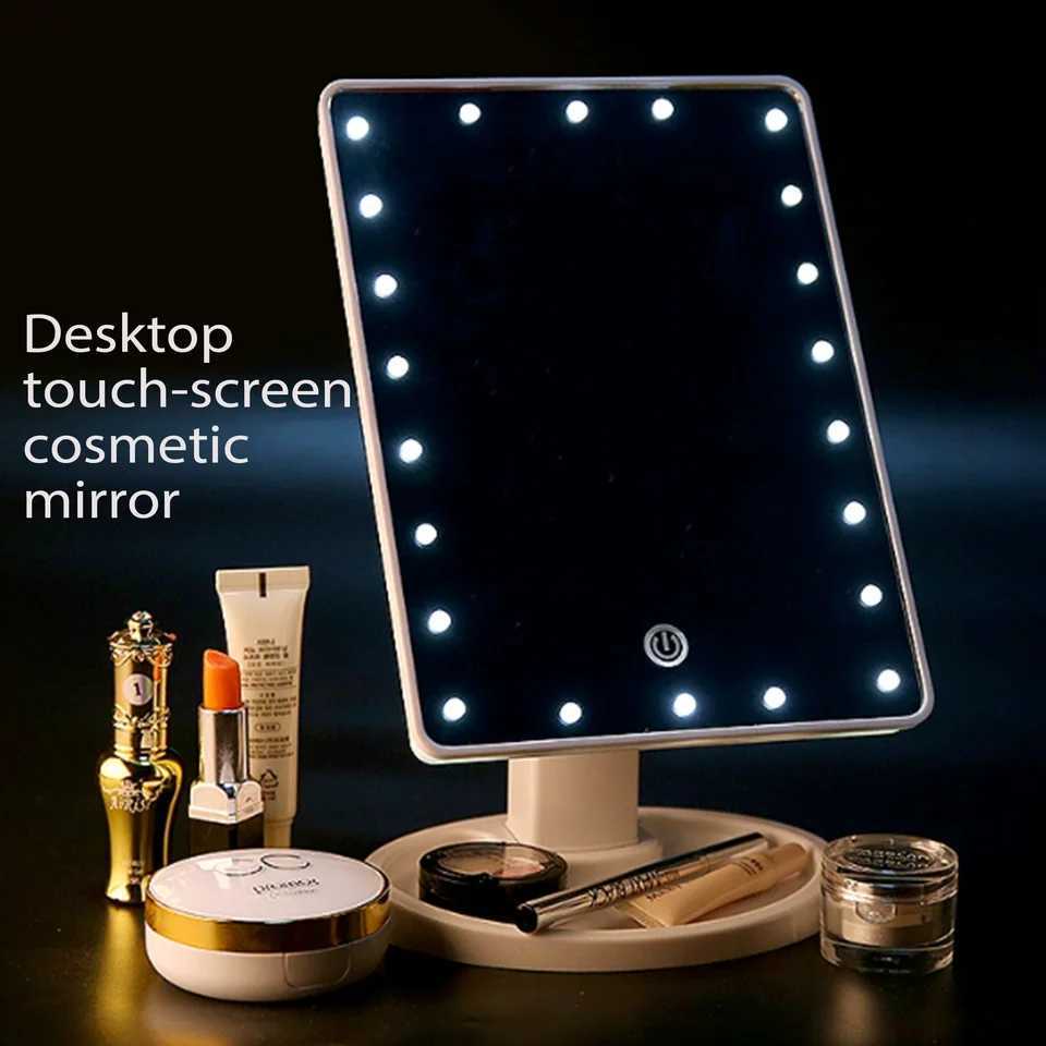 1PC portable LED vanity mirror Foldable high-end style bedroom desktop special makeup fill light to show textureT251213-image-1088279641