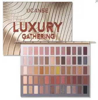 Eyeshadow Palette Shimmer Ucanbe Luxury Gathering 60 Colors Fashion Beauty Cosmetics Makeup palette Smoky Pigment Matte Shadows M251213-image-1088281058