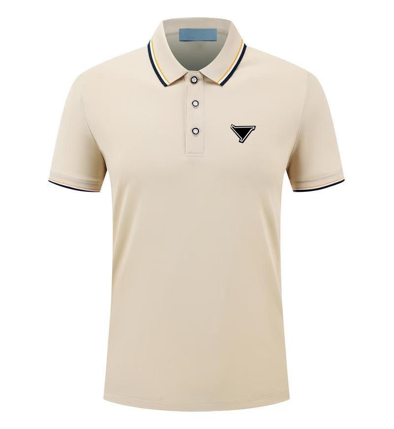 Designer T shirts Men's Polos designer high-quality summer zipper polo shirt embroidered street casual short sleeved T-shirt designer top summe