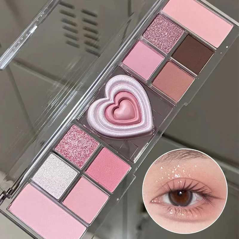 12-Color Tea Apricot Eye Makeup Palette Low Saturation Eyeshadow Palette lescent Matte Shimmer Earth Color Eye Shadow Beauty M251213-image-1088285910
