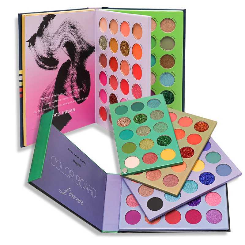 72Color Eye Makeup Waterproof Make up Eye Shadow Palette Glitter Matte Pigmented Powder Pressed Shine Eyeshadow Cosmetic 60color M251213-image-1088280923