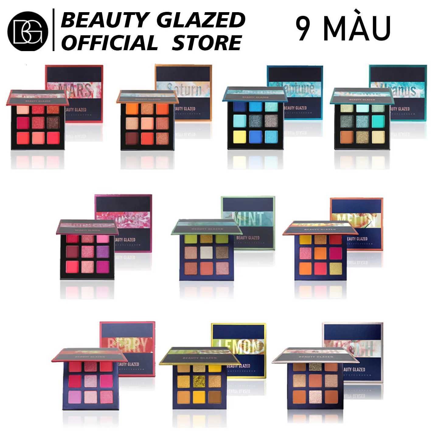 BEAUTY GLAZED multi-colour eyeshadow tray mashed potatoes lglazed matte delicate and bright lasting and easy coloring M251213-image-1088283638