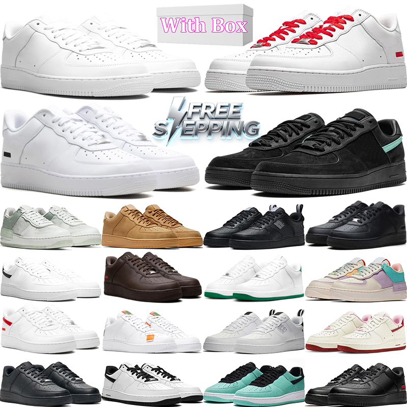 free shipping designer shoes men women platform sneakers Triple White Black Wheat Brown mens trainers platform tennis with box